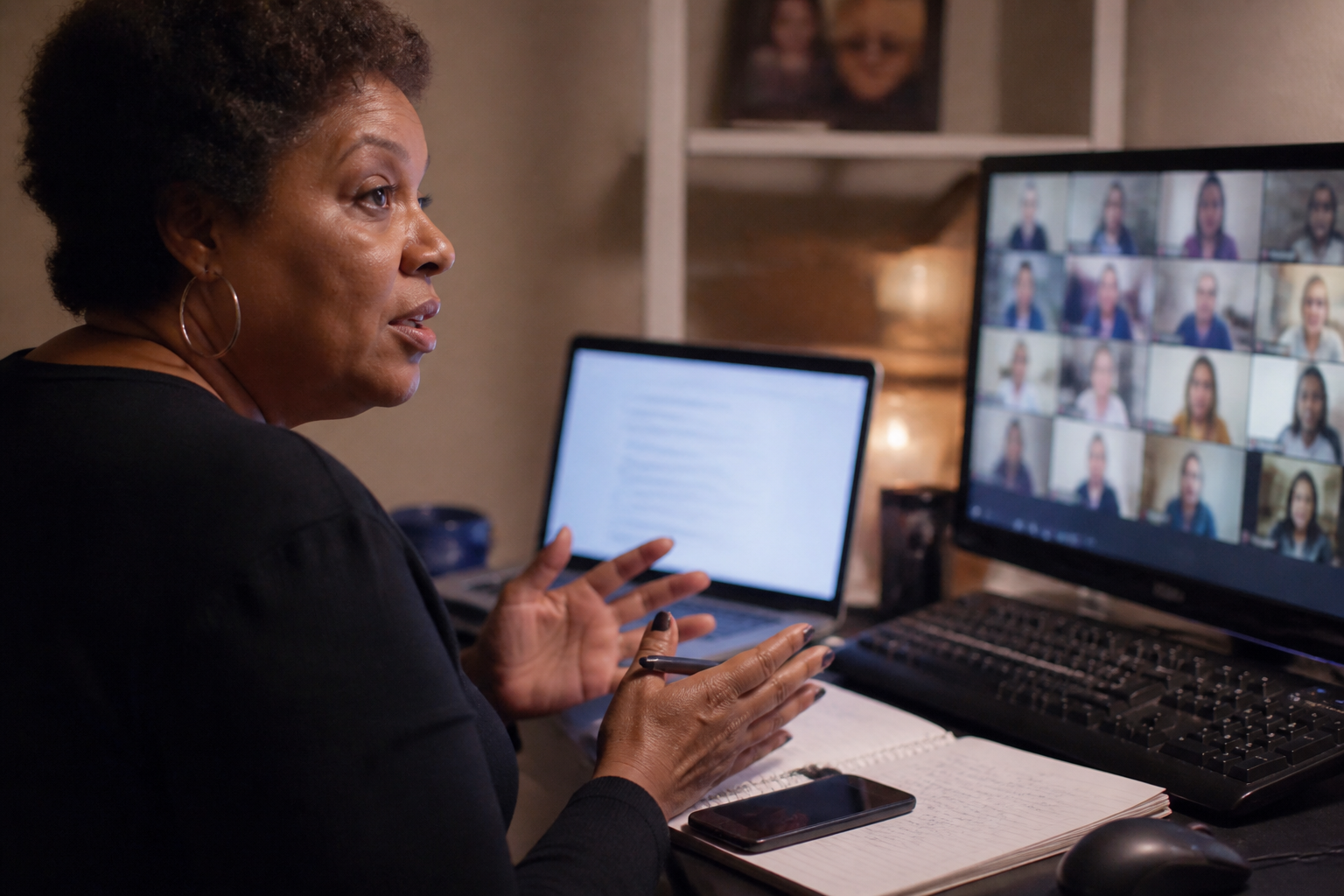 DARCC educator leads an online Lunch & Learn on trauma-informed care and prevention for Dallas community members.